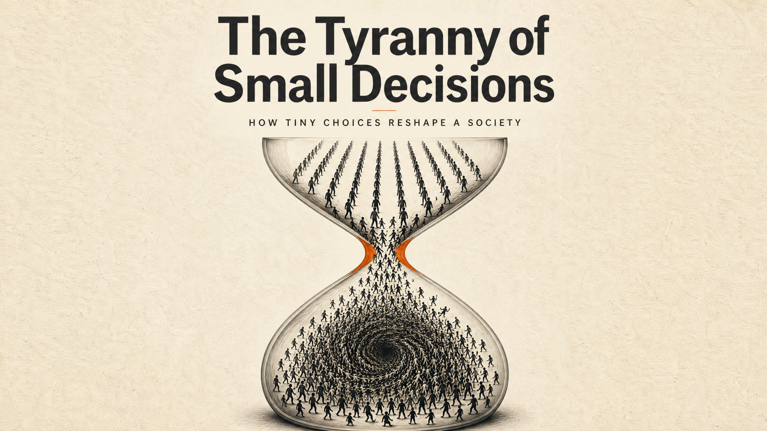 The Tyranny of Small Decisions: How Tiny Choices Reshape a Society