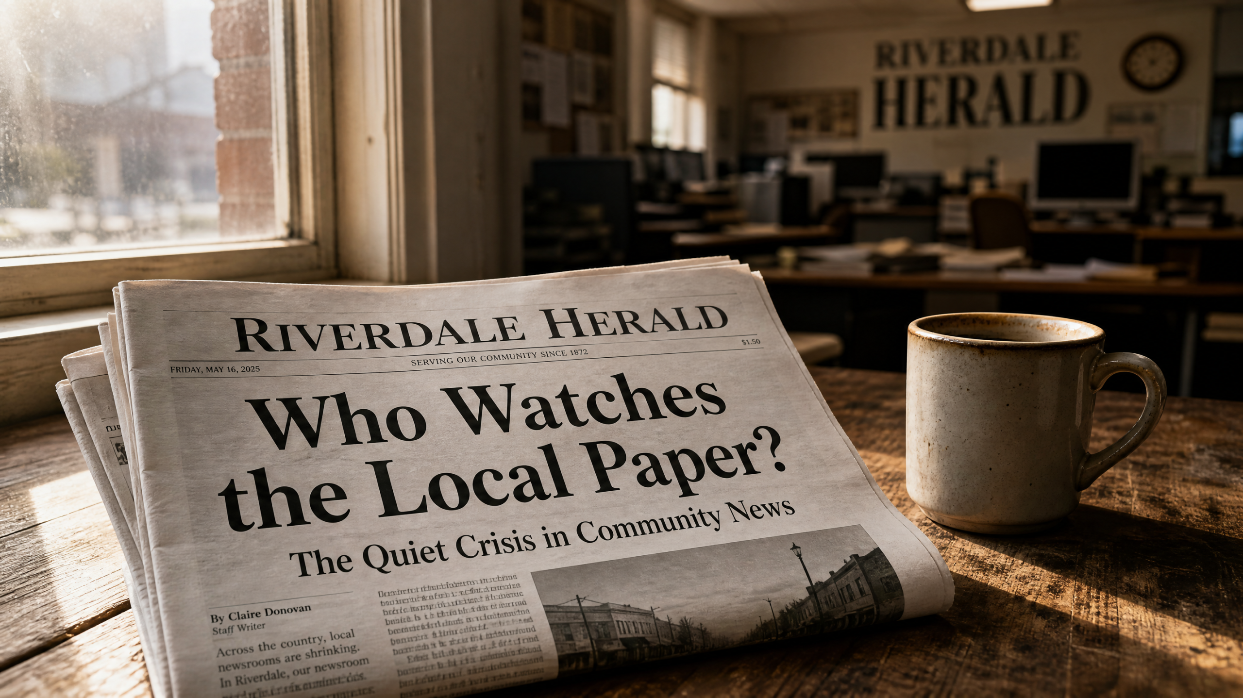 Who Watches the Local Paper? The Quiet Crisis in Community News
